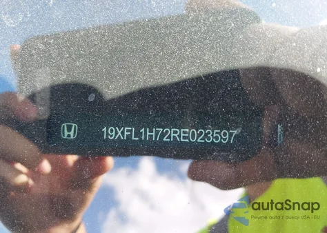 2024 Honda Civic Ex-L из США, поврежденный, VIN 19XFL1H72RE023597